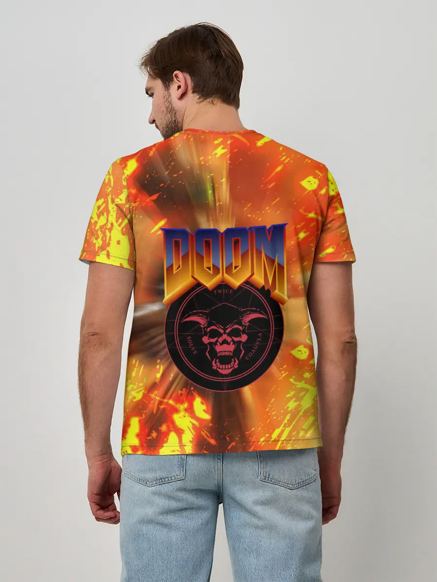 Мужская базовая футболка / Doom ART