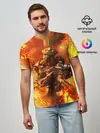 Мужская базовая футболка / Doom ART