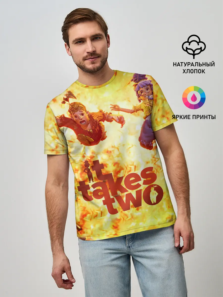 Мужская базовая футболка / It Takes Two