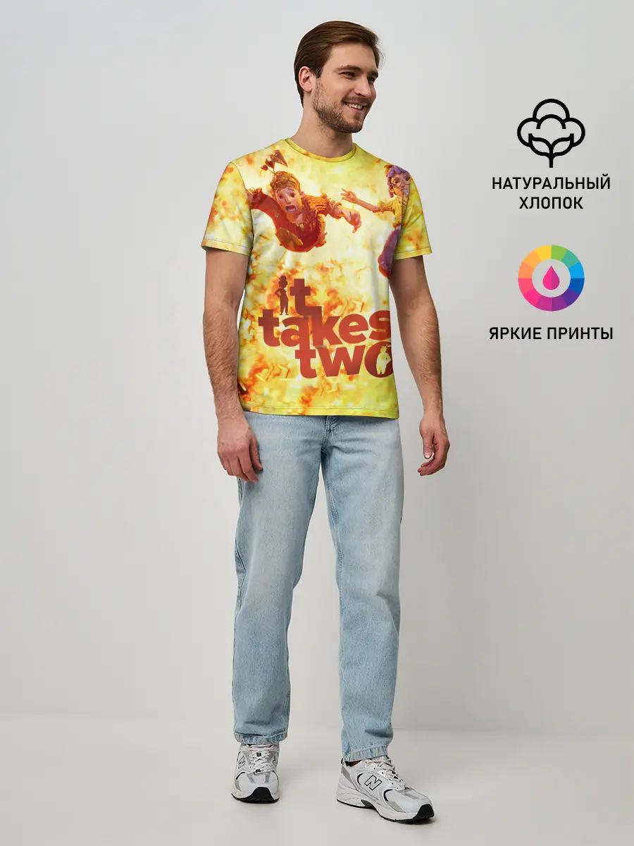 Мужская базовая футболка / It Takes Two
