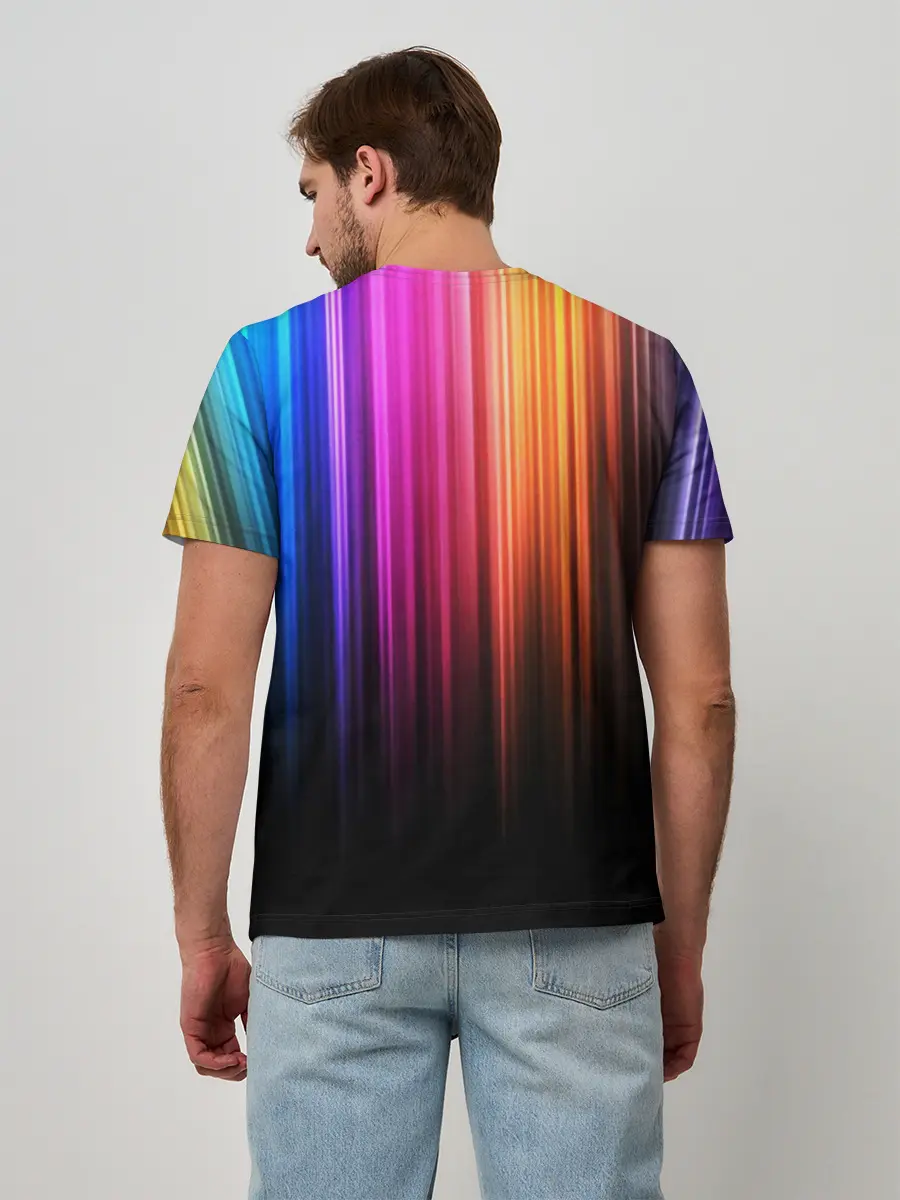 Мужская базовая футболка / НЕОНОВЫЙ ЦВЕТ