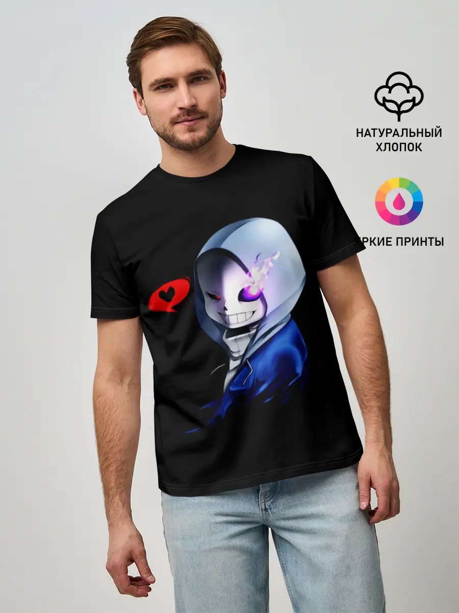 Мужская базовая футболка / Undertale