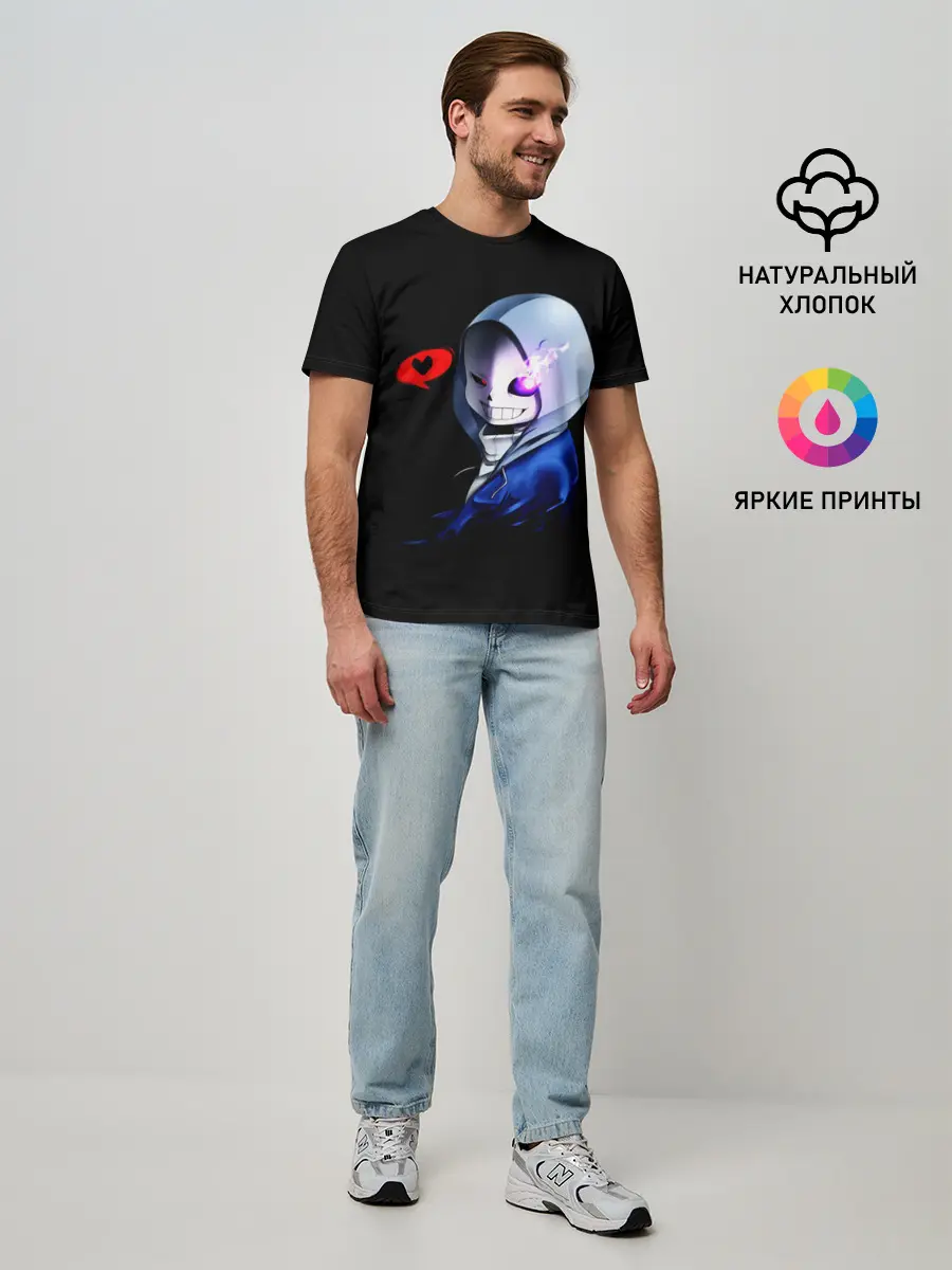 Мужская базовая футболка / Undertale