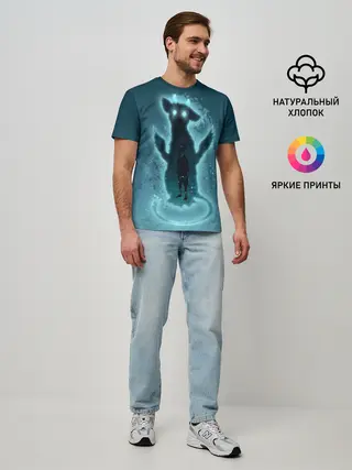 Мужская базовая футболка / последний хранитель