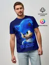 Мужская базовая футболка / SONIC