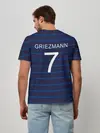 Мужская базовая футболка / Гризман футболист Франция