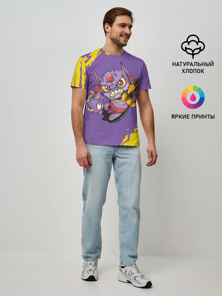 Мужская базовая футболка / Лион | Dota 2