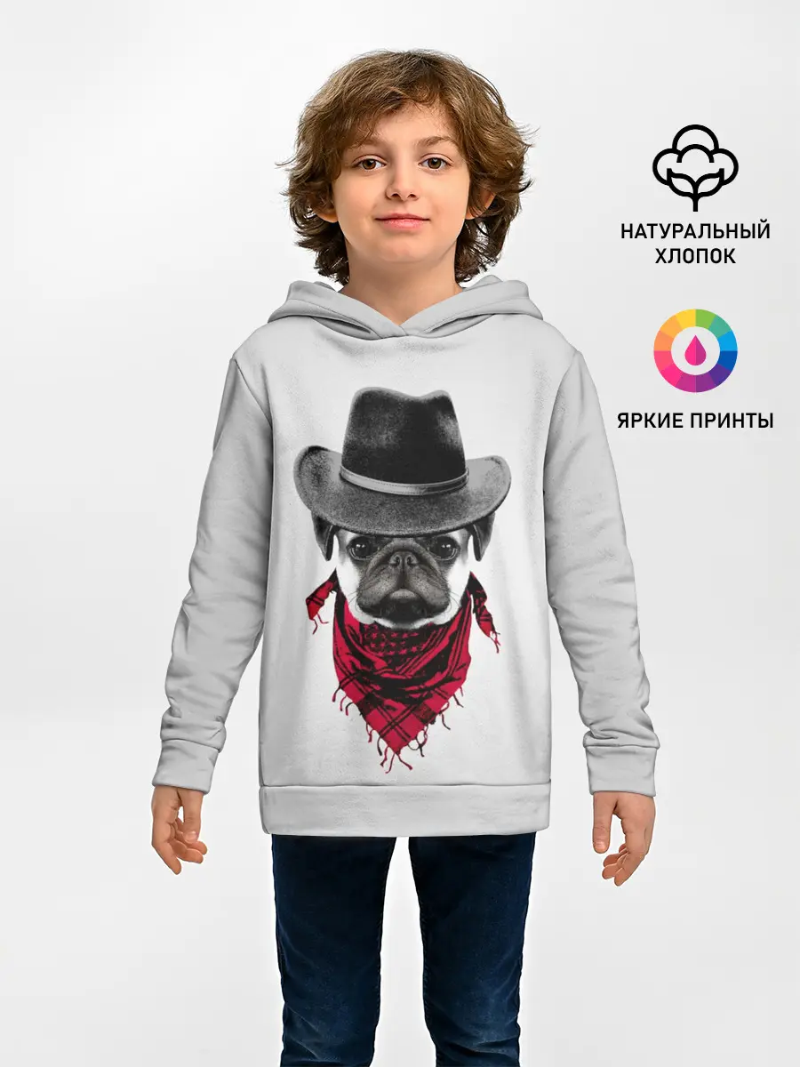 Детское худи / Мопс