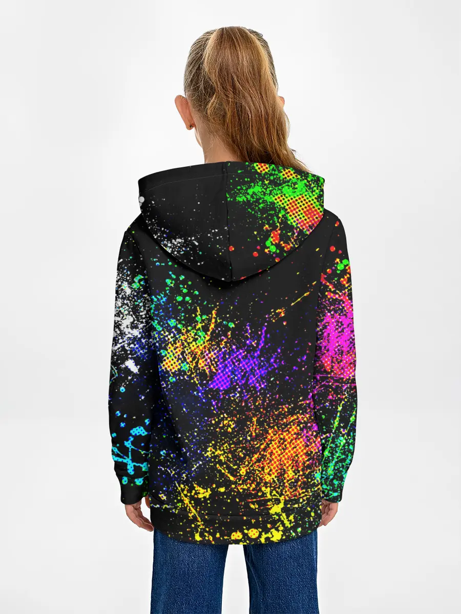 Детское худи / БРЫЗКИ КРАСОК