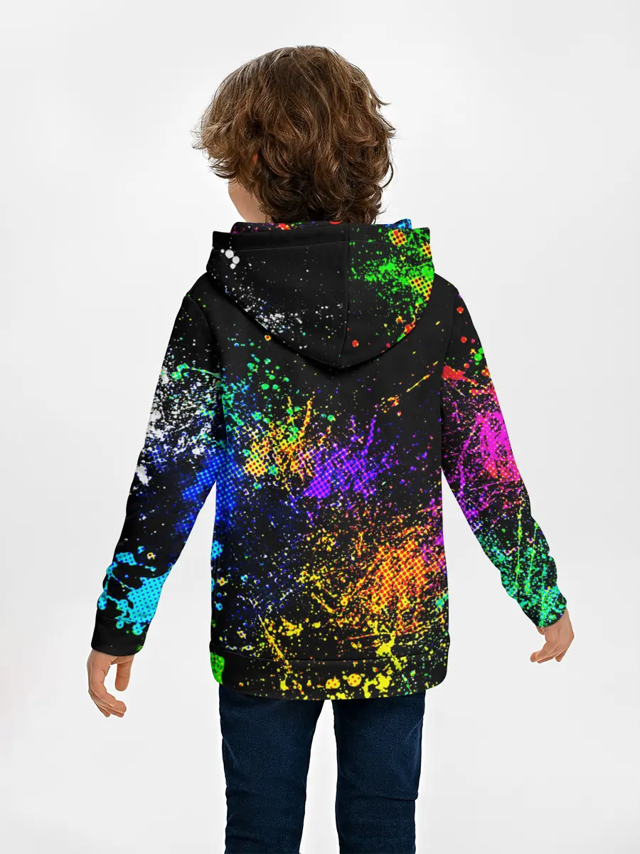 Детское худи / БРЫЗКИ КРАСОК