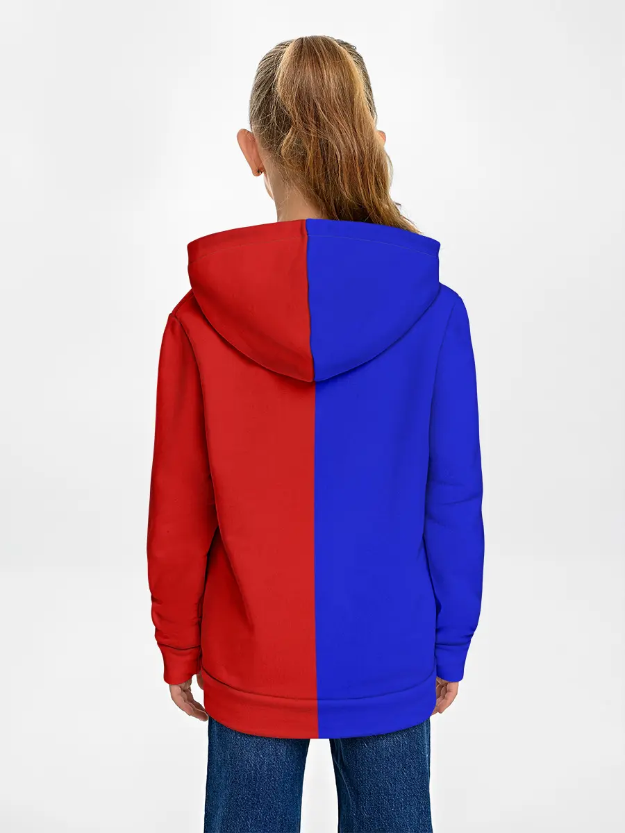 Детское худи / Красно-синий