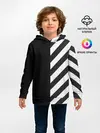 Детское худи / Черно-Белые Полосы