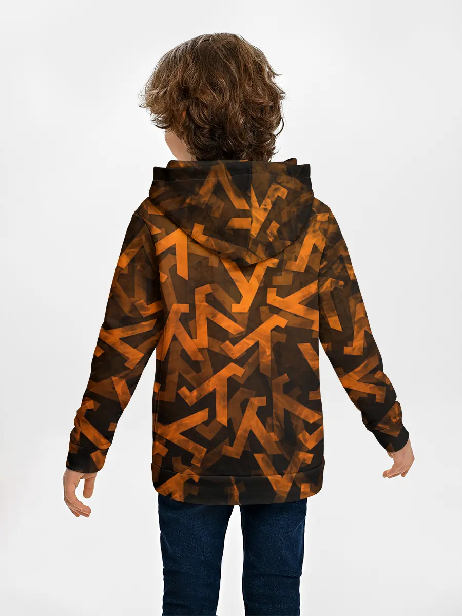 Детское худи / ЛОГО КНОПКА | HALF-LIFE