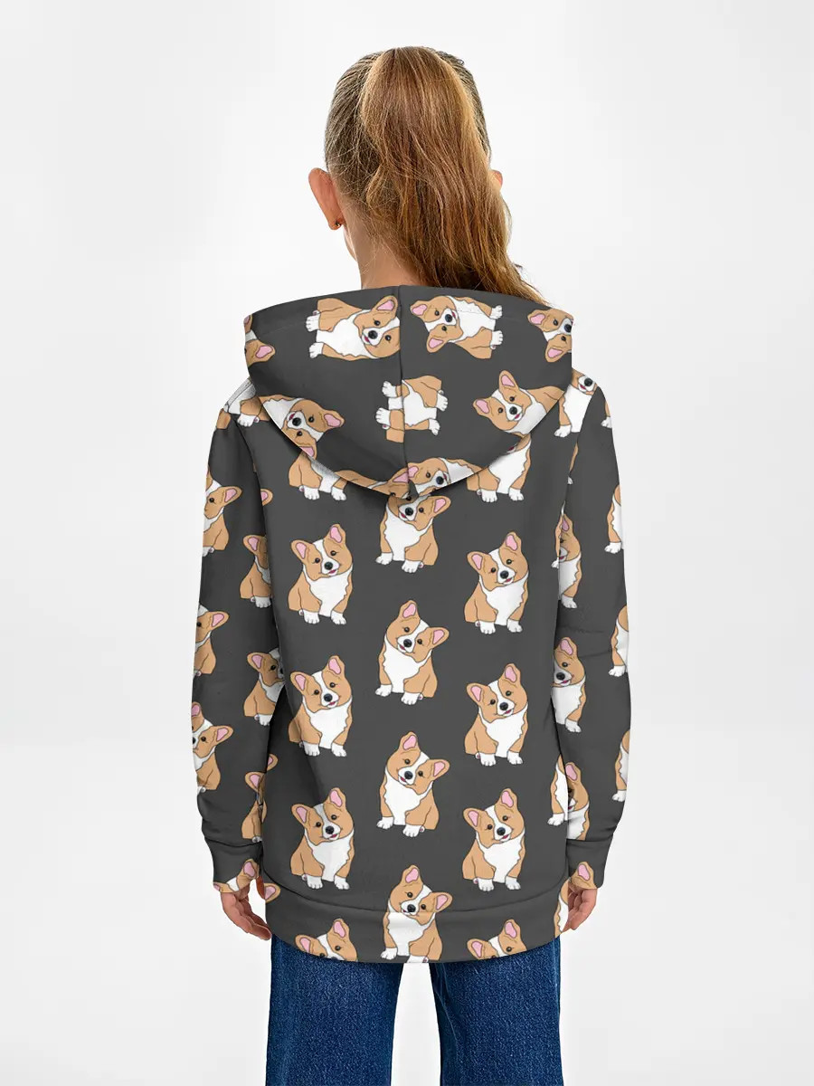 Детское худи / Корги малыши