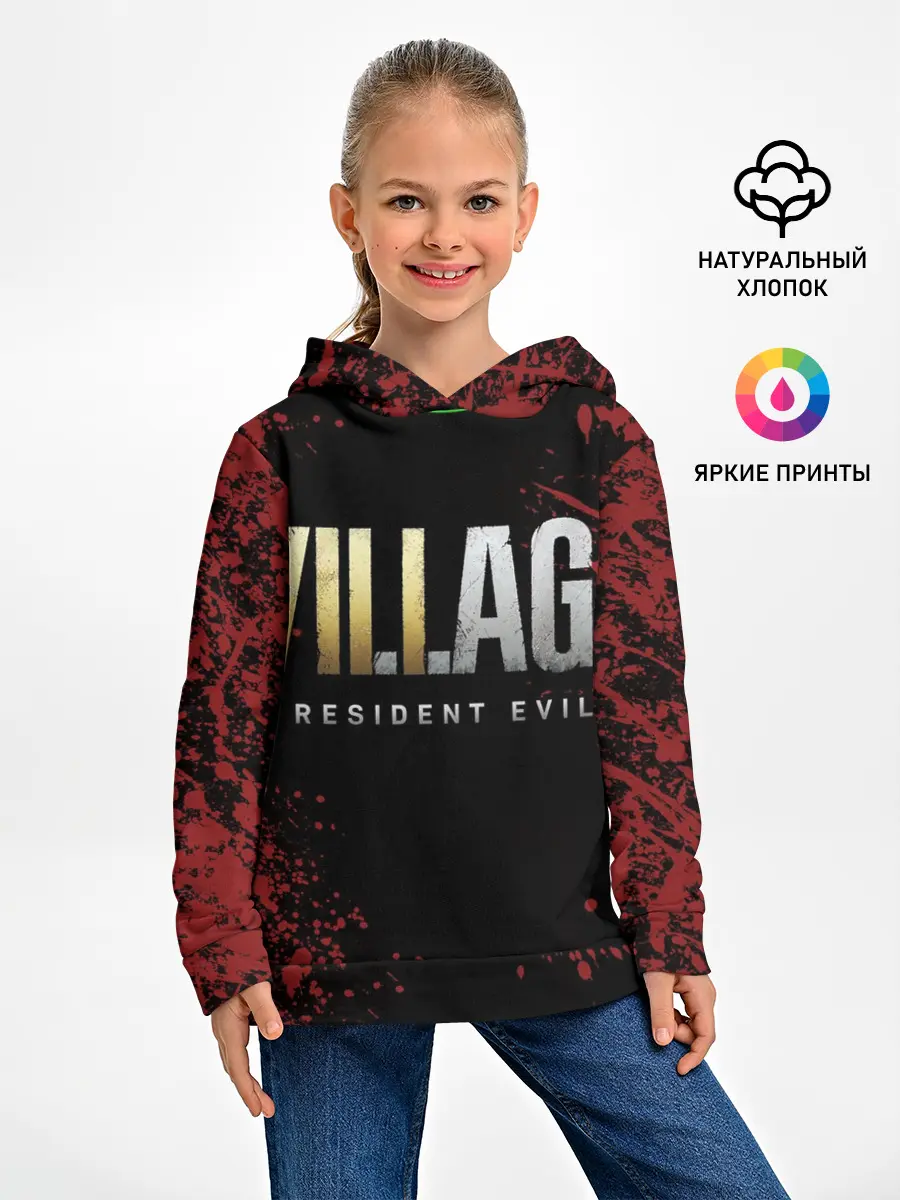 Детское худи / Resident Evil Village логотип