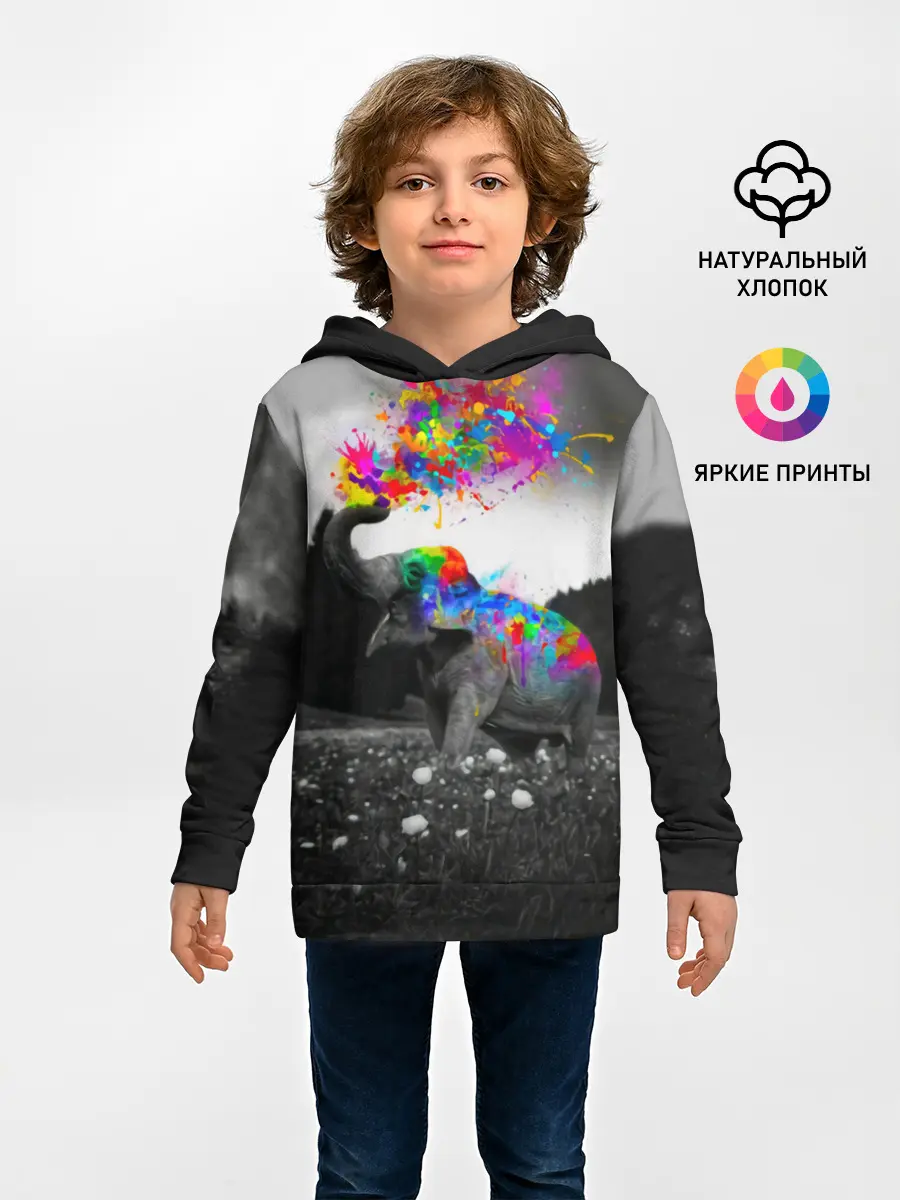 Детское худи / Слон