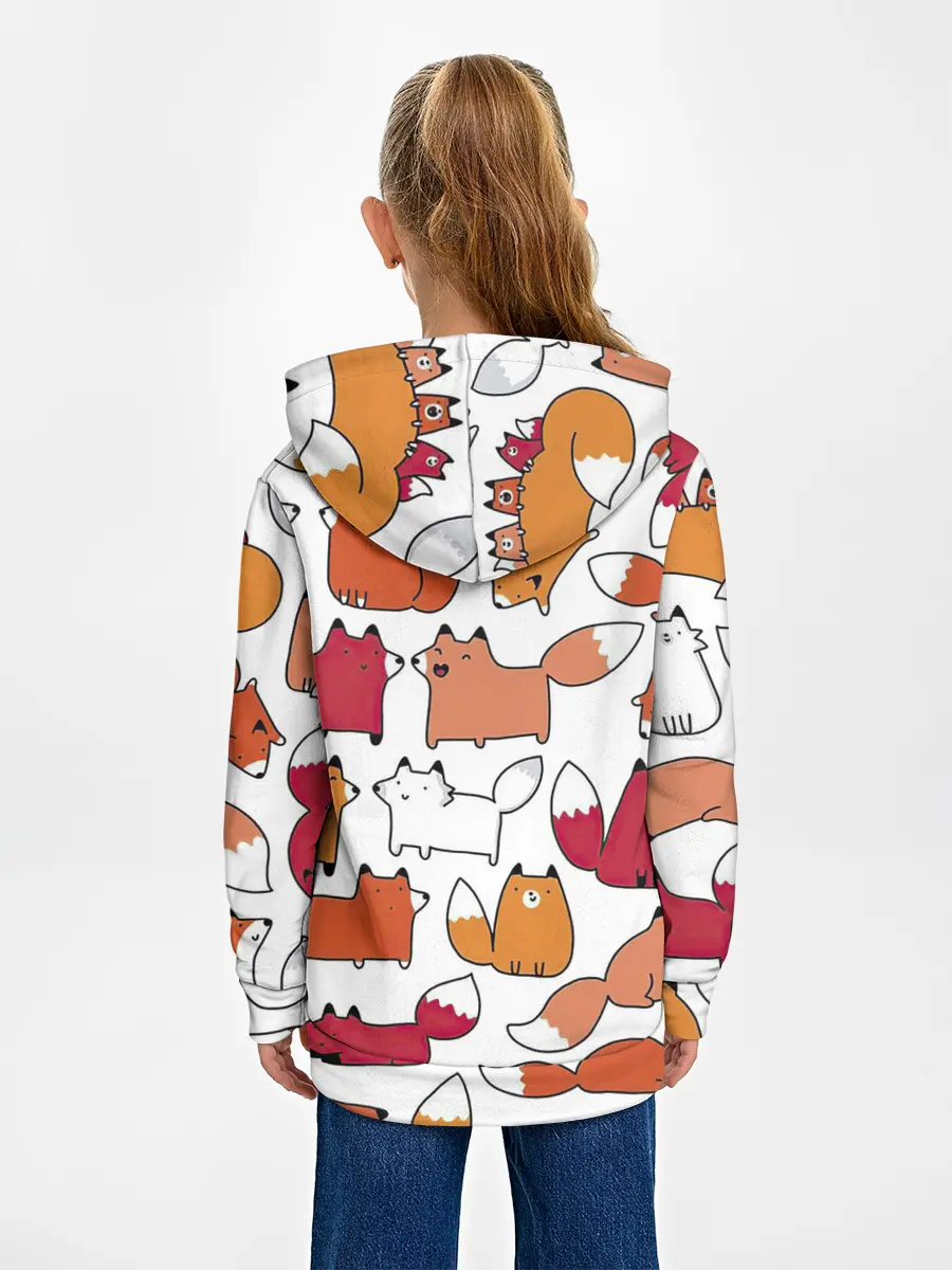 Детское худи / Милые лисы