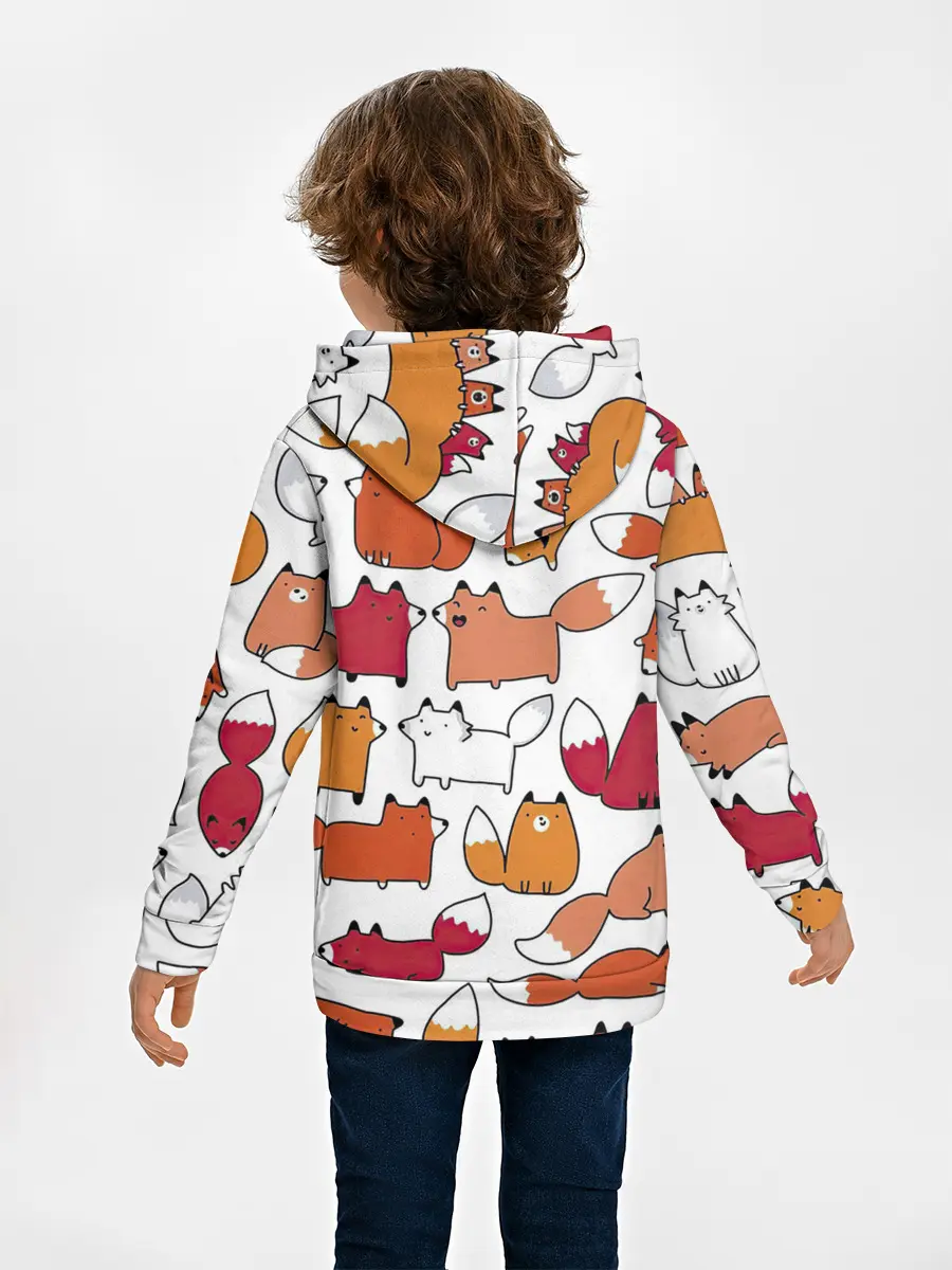 Детское худи / Милые лисы