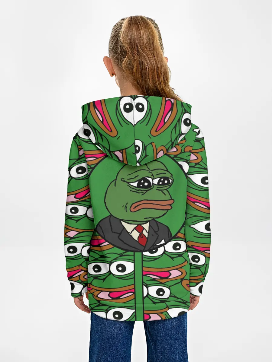 Детское худи / Good / Sad frog