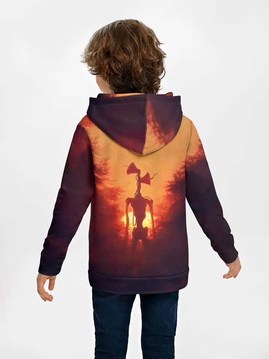 Детское худи / СИРЕНОГОЛОВЫЙ ORANGE