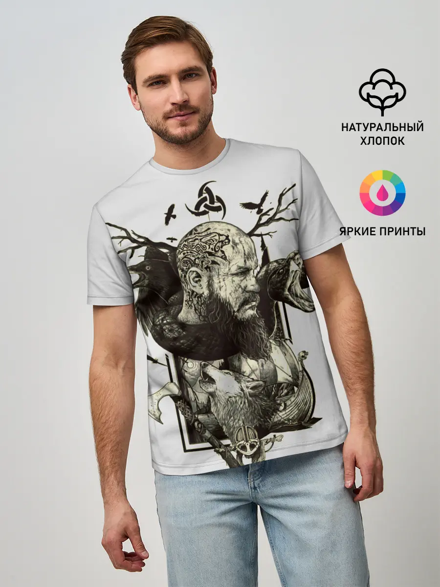 Мужская базовая футболка / ragnar