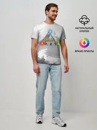 Мужская базовая футболка / Ark Survival Evolved