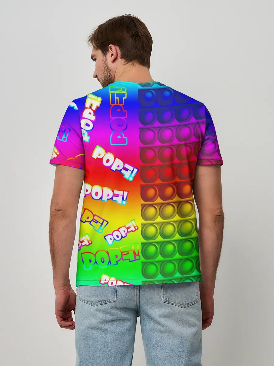 Мужская базовая футболка / POP it!