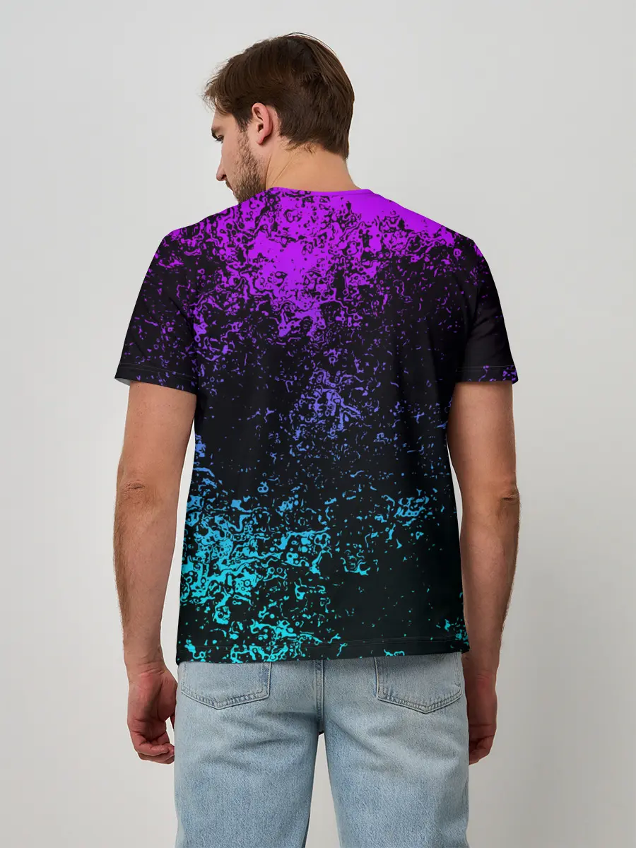 Мужская базовая футболка / БРЫЗГИ КРАСОК