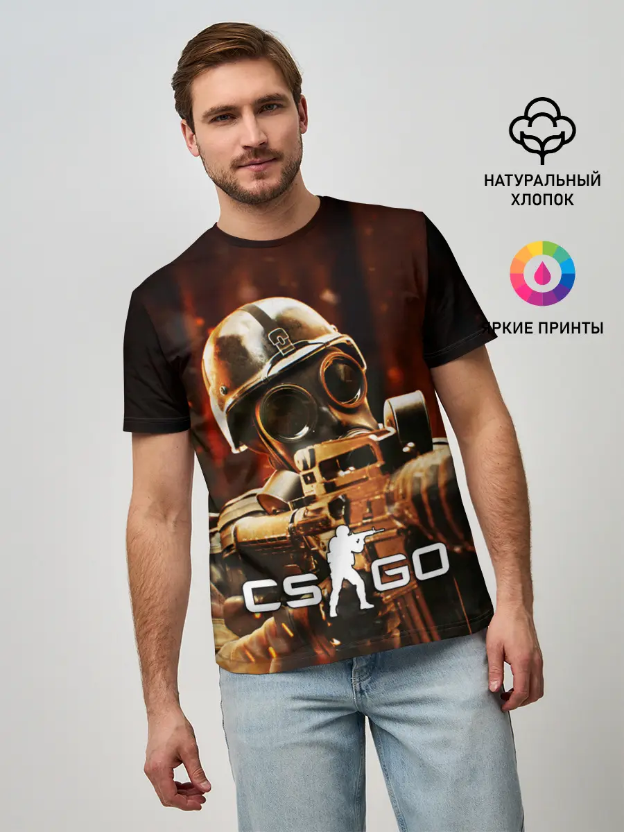 Мужская базовая футболка / CS:GO