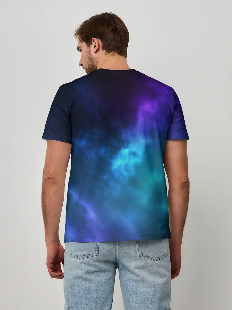 Мужская базовая футболка / Космос