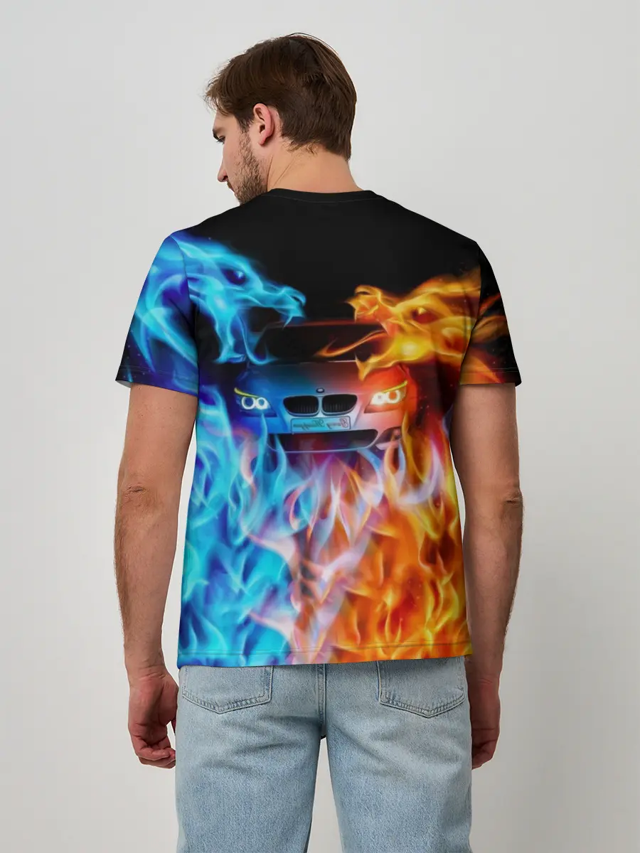 Мужская базовая футболка / BMW