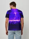 Мужская базовая футболка / НЕОНОВЫЕ МОЛНИИ