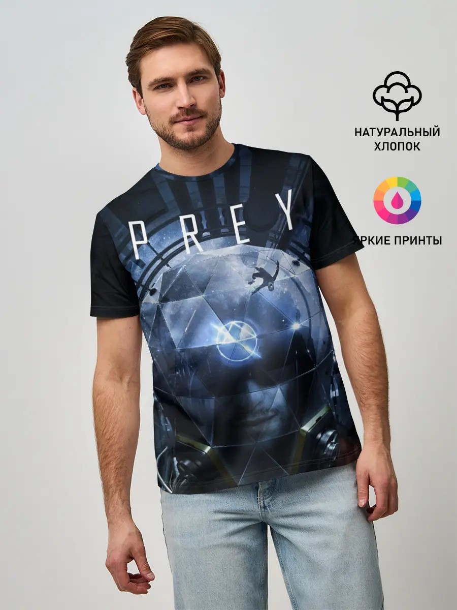 Мужская базовая футболка / Prey Морган Ю