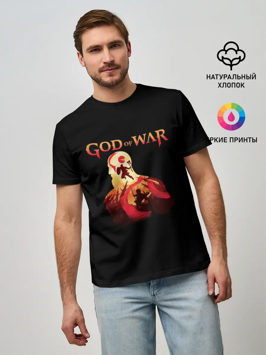Мужская базовая футболка / God of War