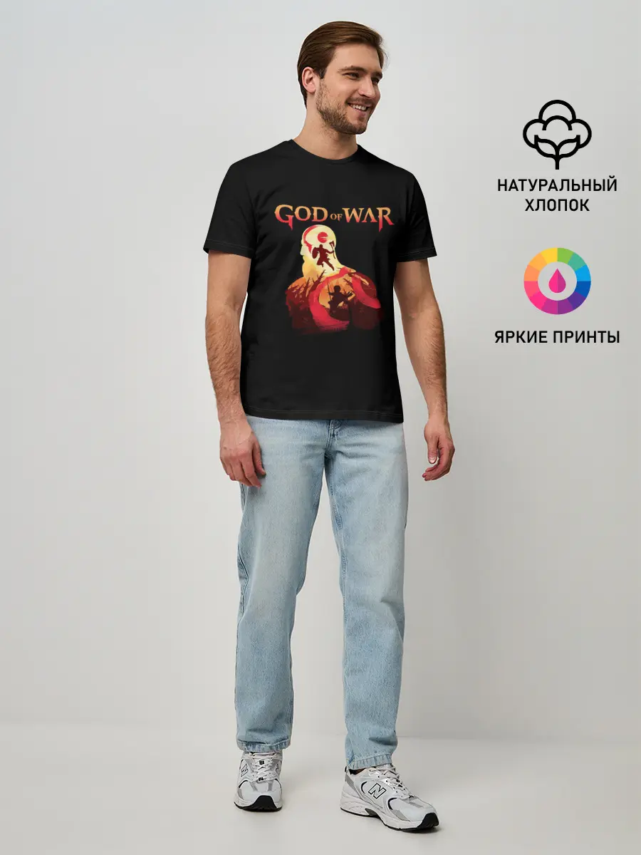 Мужская базовая футболка / God of War