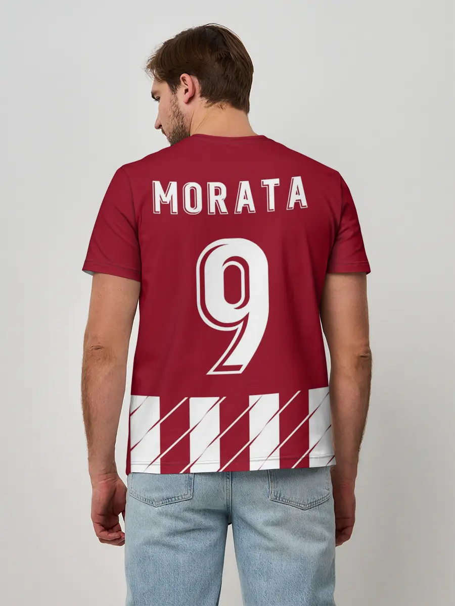 Мужская базовая футболка / Альваро Мората Атлетико