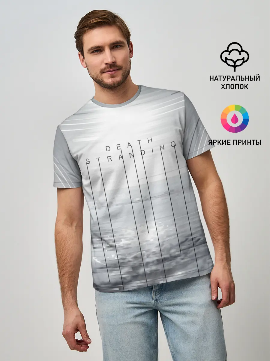 Мужская базовая футболка / DEATH STRANDING