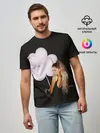 Мужская базовая футболка / Ариана с шариками
