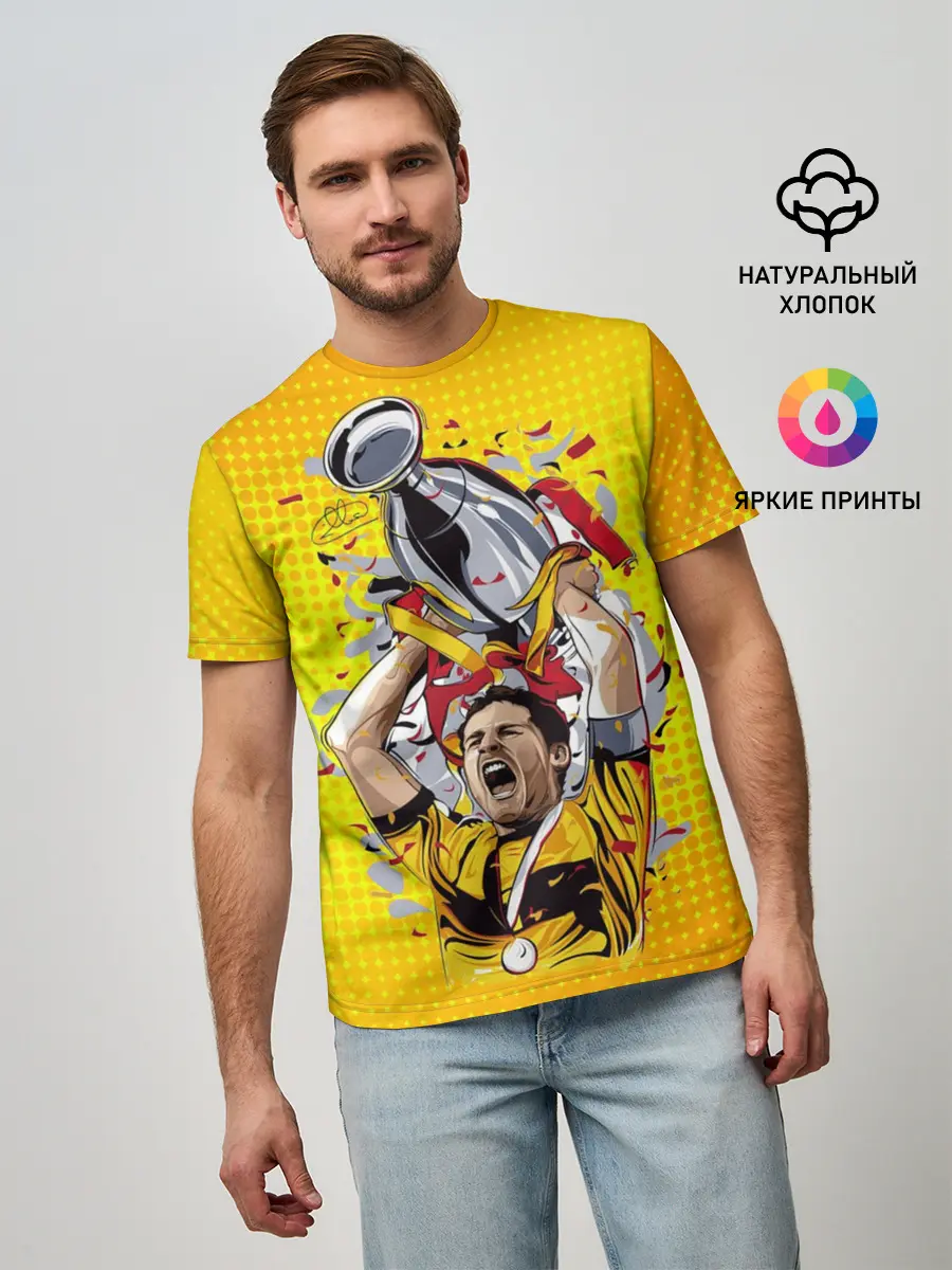 Мужская базовая футболка / Iker Casillas
