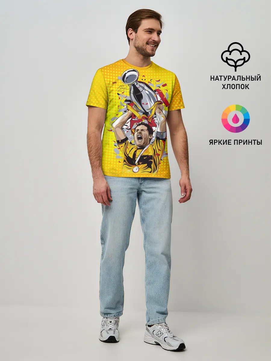 Мужская базовая футболка / Iker Casillas