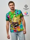 Мужская базовая футболка / Pikachu