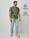 Мужская базовая футболка / Canvas Green Camo