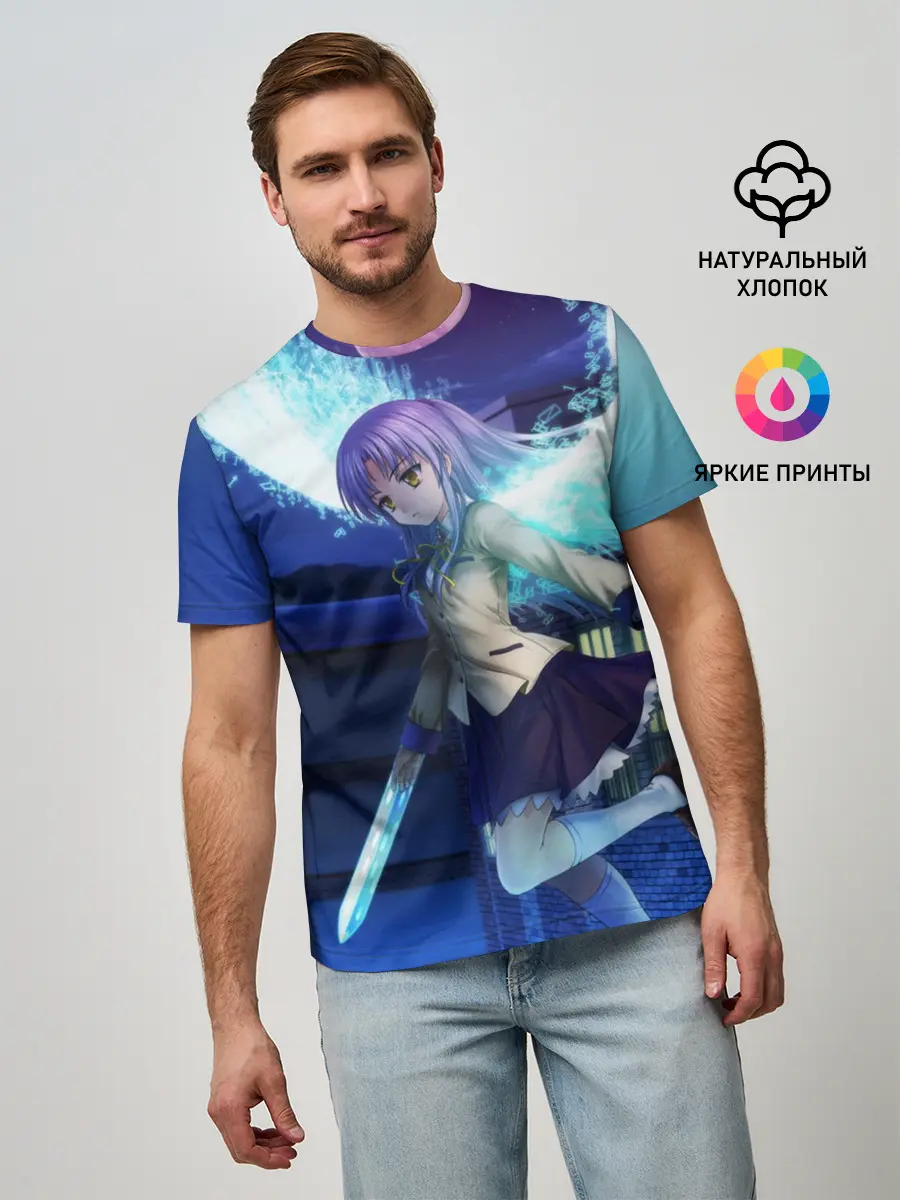 Мужская базовая футболка / Крылья