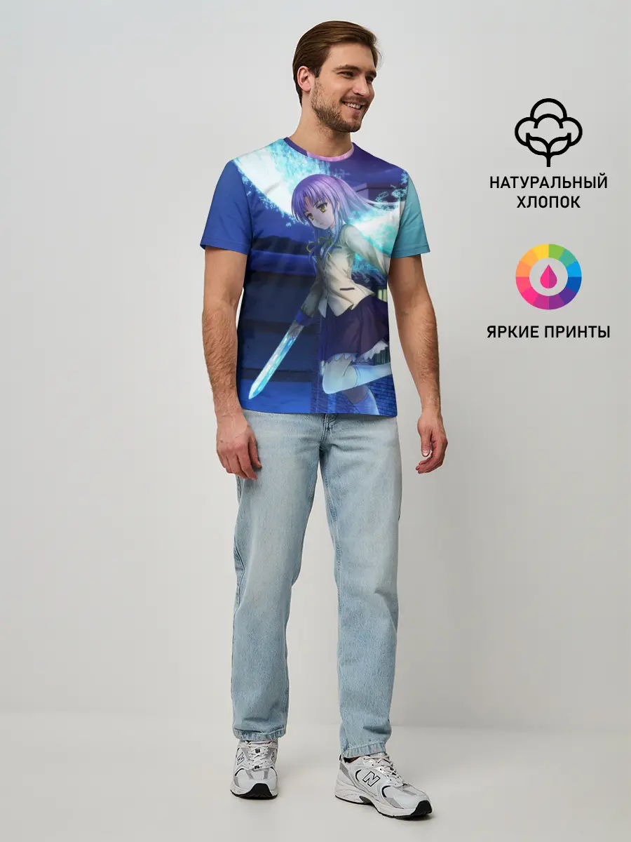 Мужская базовая футболка / Крылья