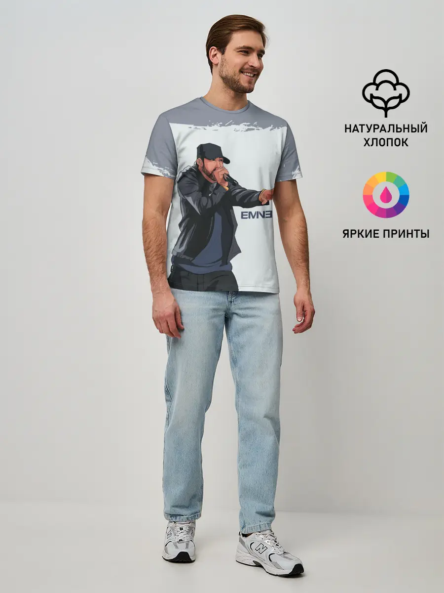 Мужская базовая футболка / EMINEM | ЭМИНЕМ