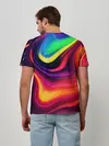 Мужская базовая футболка / Неоновые пятна