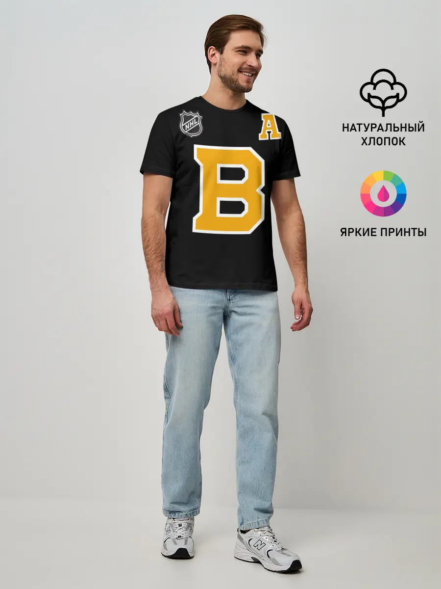 Мужская базовая футболка / Boston Bruins Patrice Bergeron