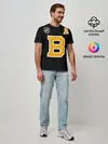 Мужская базовая футболка / Boston Bruins Patrice Bergeron