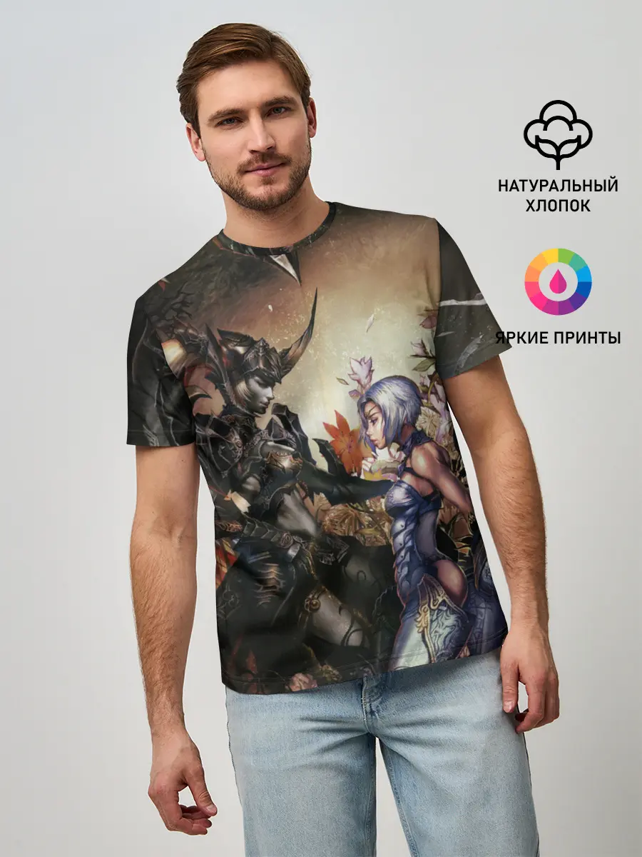 Мужская базовая футболка / Lilith and Anakim