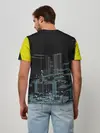 Мужская базовая футболка / Город CYBERPUNK 2077